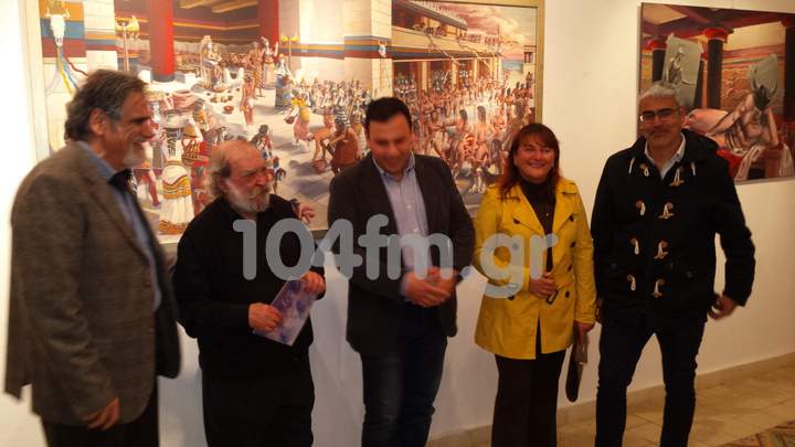 Ρουσσέτος Παναγιωτάκης έκθεση στη δημοτική πινακοθήκη Αγίου Νικολάου