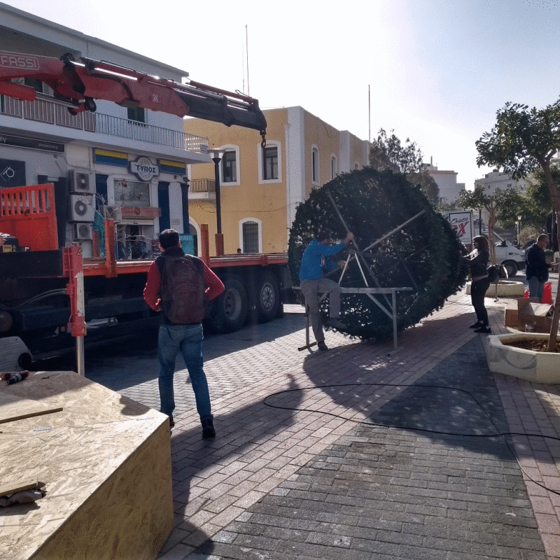 Το Χριστουγεννιάτικο δένδρο της Ιεράπετρας