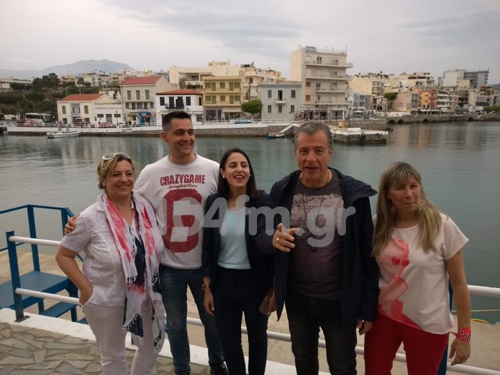 Υποψήφιοι ευρωβουλευτές με το Ποτάμι στον Άγιο Νικόλαο