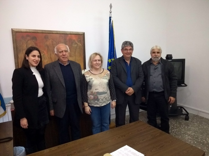 Με τη Μαρία Δαμανάκη, νέα πρόεδρο του Κέντρου Κοινωνικής Πρόνοιας