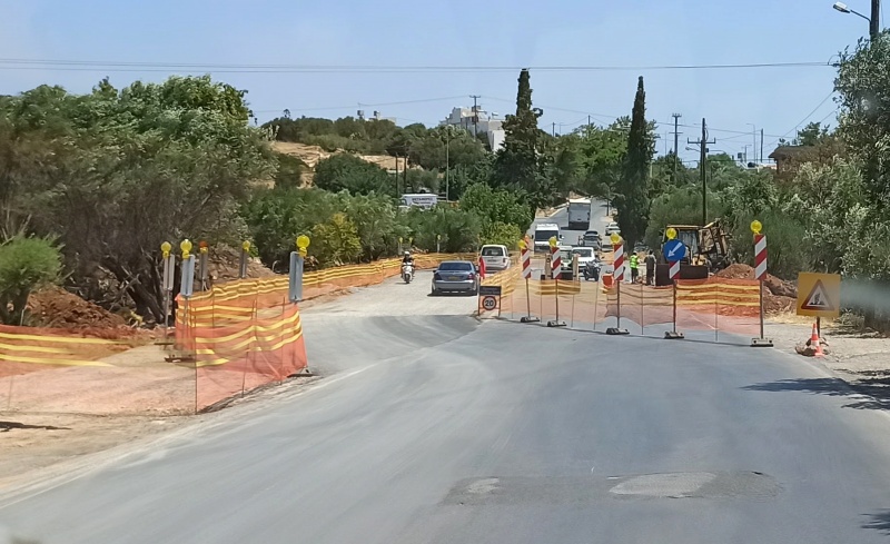 Ιδιαίτερη προσοχή μετά τη διασταύρωση Λακωνίων, προς Κριτσά