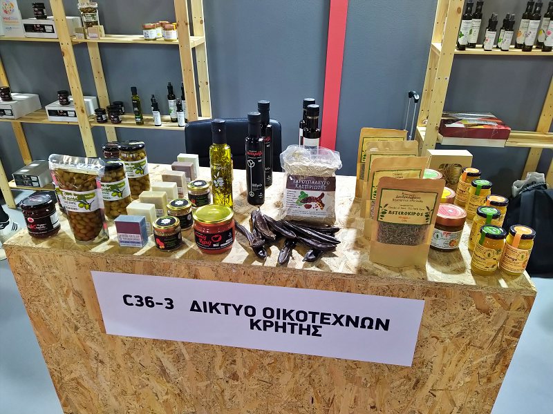 Η πρώτη παρουσία του δικτύου οικοτεχνων Κρήτης σε πανελλαδική έκθεση