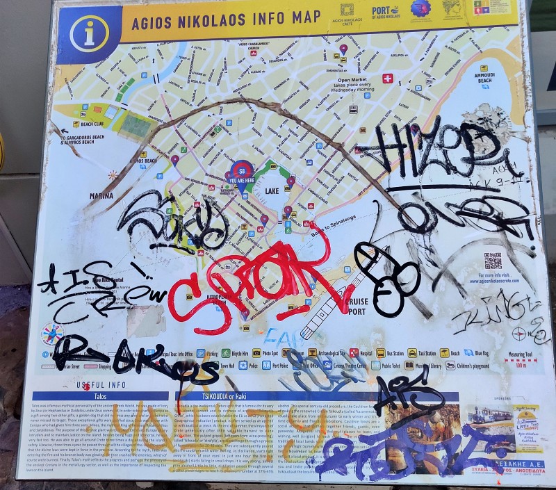 Agios Nikolaos info map.....με μπόλικο info!!!