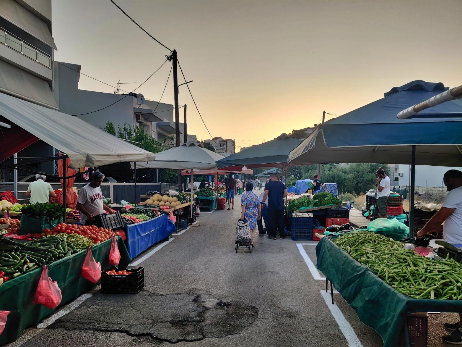 Επιτέλους η Λαϊκή Αγορά στον Λαγκό