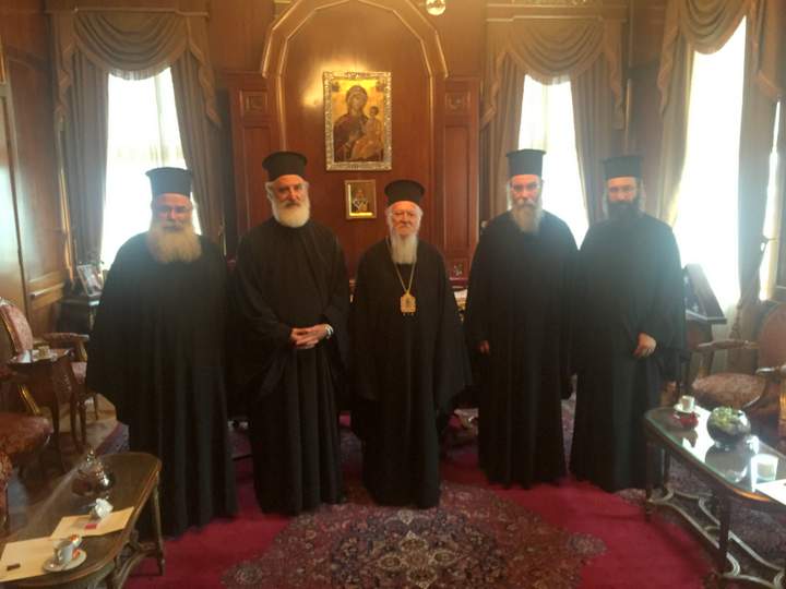 Αντιπροσωπεία της Εκκλησίας Κρήτης στο Φανάρι