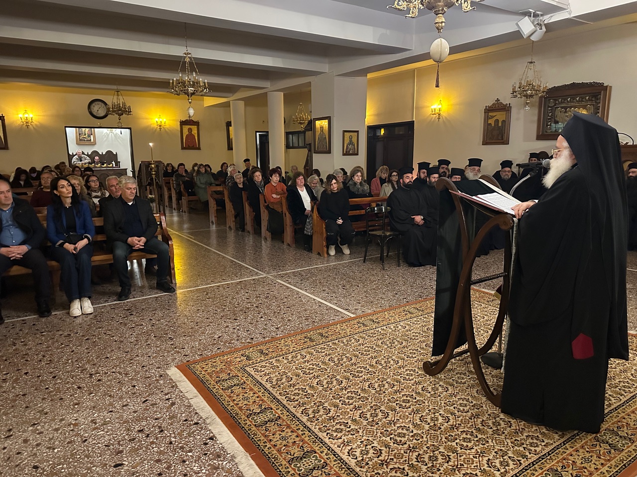 Κατανυκτικός εσπερινός της συγνώμης και ομιλία
