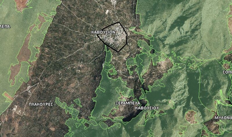 Δασικοί Χάρτες Νομού Λασιθίου και Κοινότητα Καβουσίου