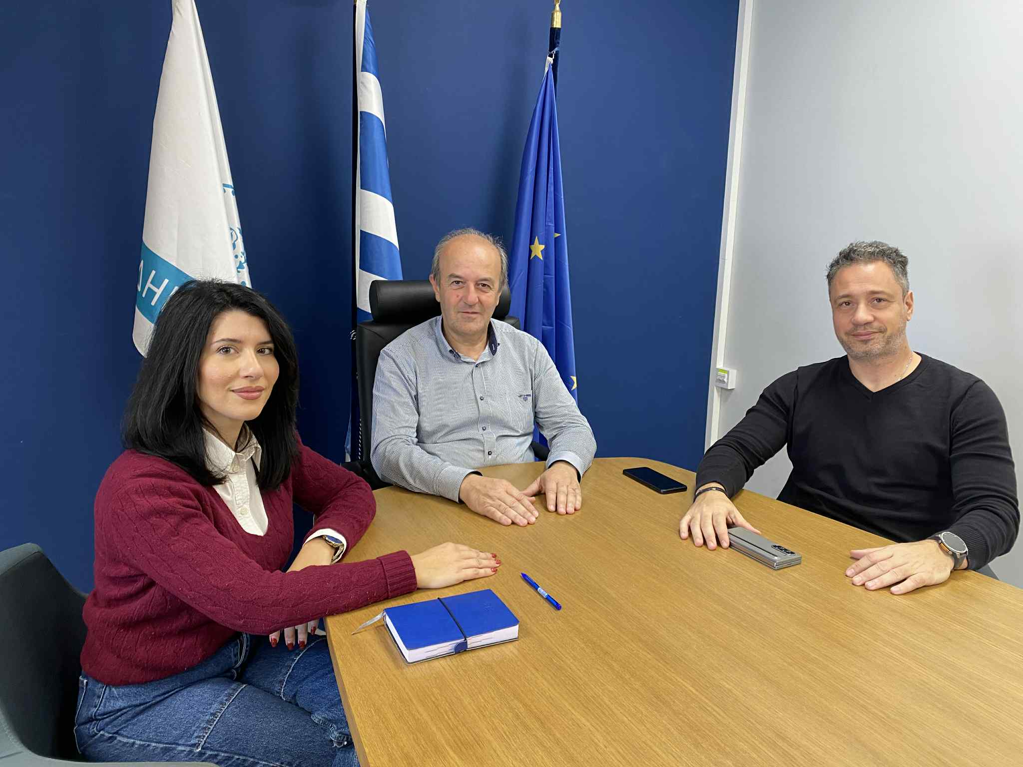 Συνάντηση δήμαρχου Εμμ. Φραγκούλη με την πρόεδρο της ένωσης γονέων Ιεράπετρας