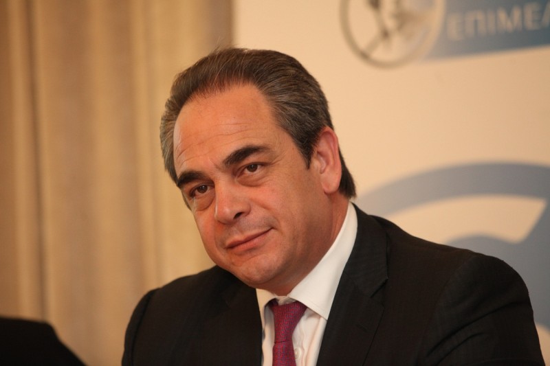 ο πρόεδρος της Κεντρικής Ένωσης Επιμελητηρίων Ελλάδος Κ. Μίχαλος
