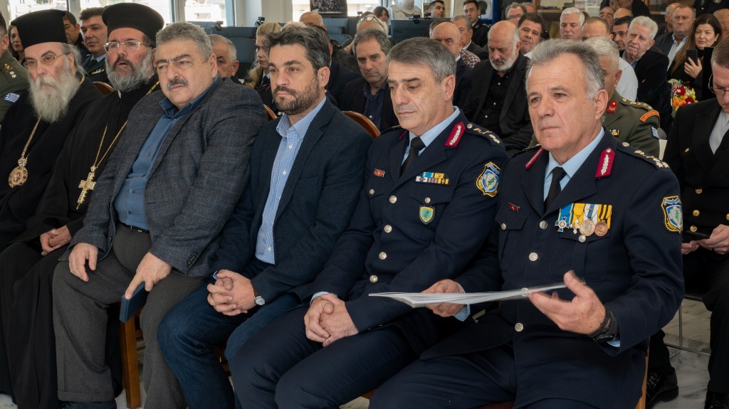 Τελετή παράδοσης παραλαβής στη γενική περιφερειακή αστυνομική διεύθυνση Κρήτης