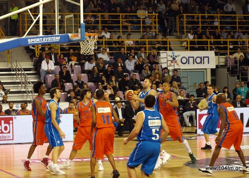 στιγμιότυπο από τον αγώνα