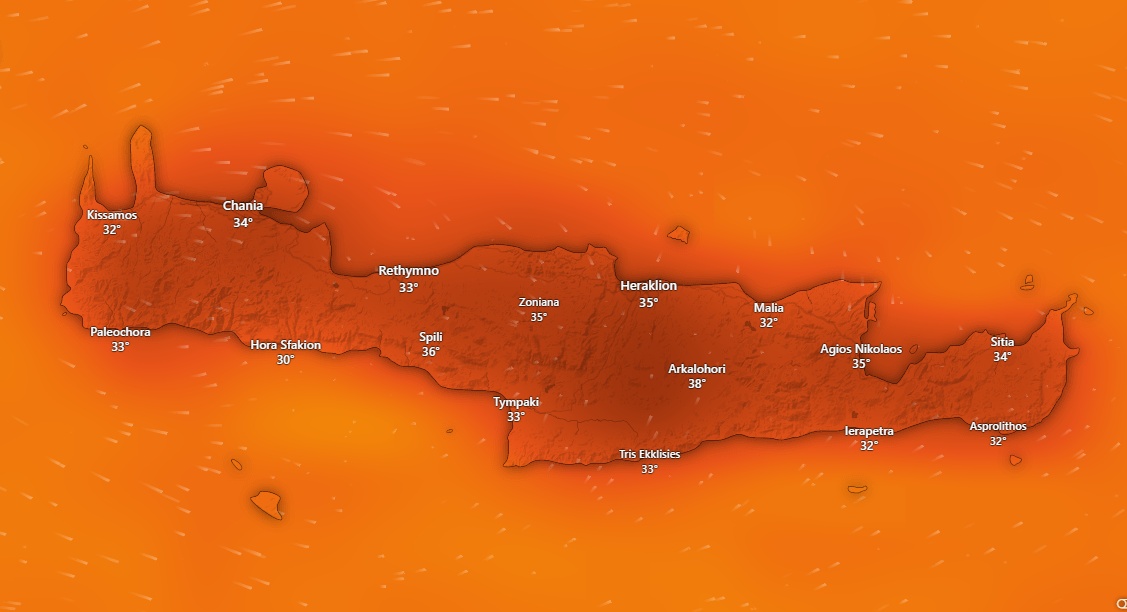 Πέμπτη και Παρασκευή οι υψηλότερες θερμοκρασίες