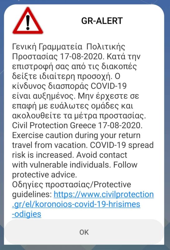 150 νέα κρούσματα, 2 θάνατοι και μήνυμα στα κινητά