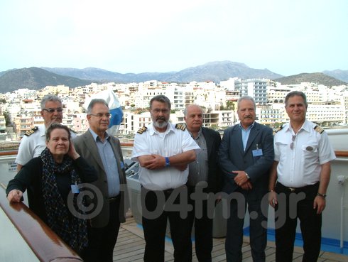 πρώτο κρουαζιερόπλοιο στο λιμάνι Αγίου Νικολάου
