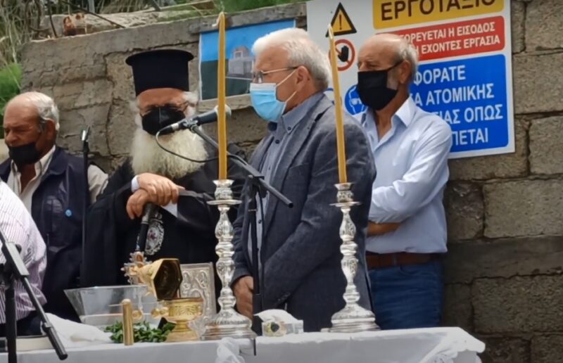 Θραψανιώτης: η θεμελίωση του Πολιτιστικού Κέντρου στη Θρυπτή