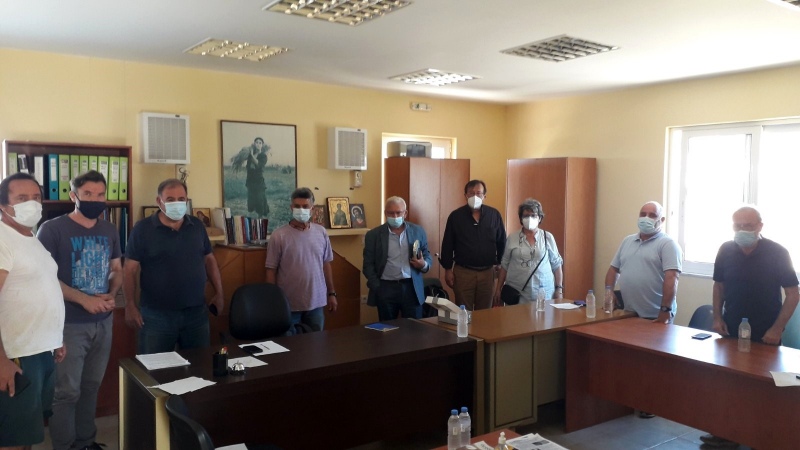 Συνάντηση Θραψανιώτη, Ενιαίου Αγροτικού Συλλόγου Ιεράπετρας