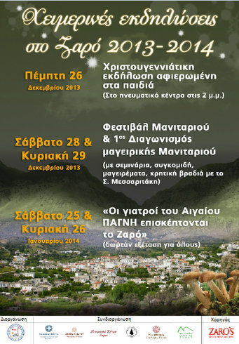 Ζαρός εκδηλώσεις
