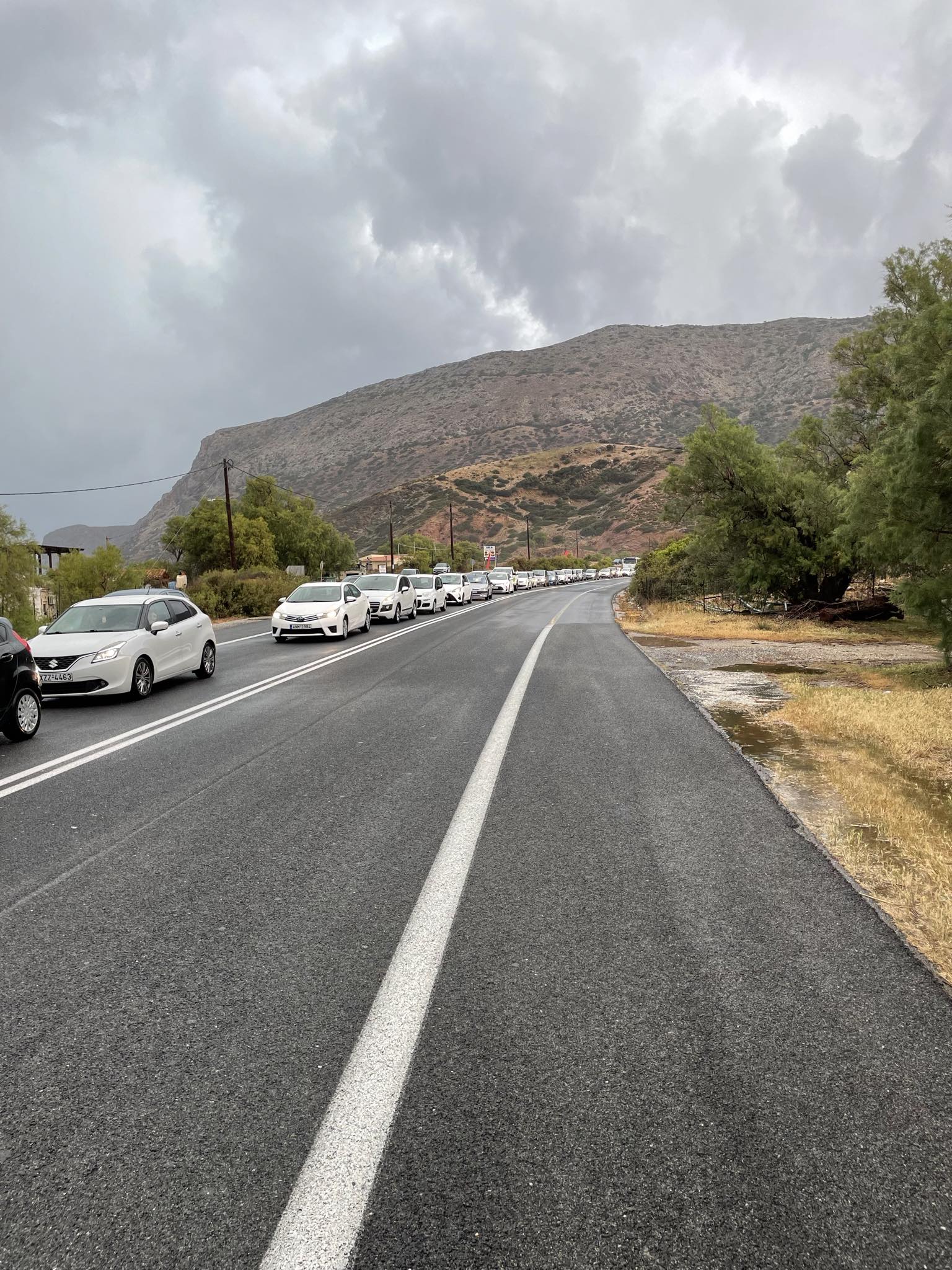 Κομμένη στα δύο η Κρήτη στο Ρέθυμνο