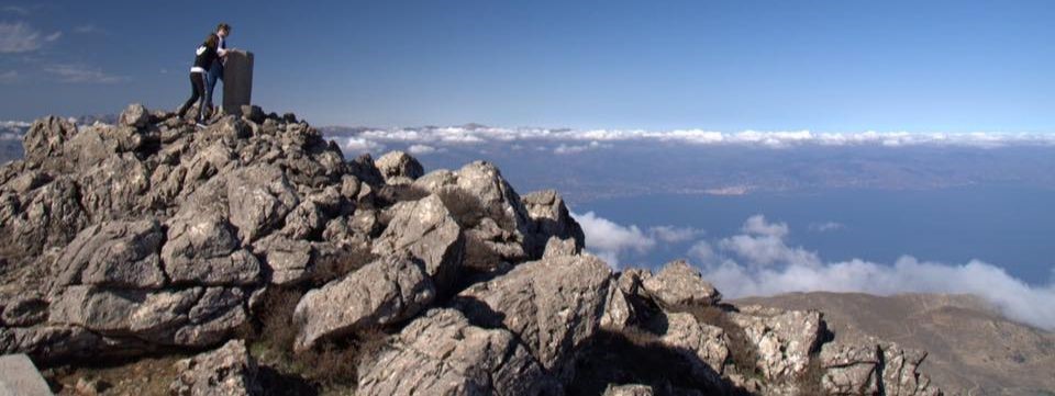 Ανάβαση στην κορυφή Αφέντης στα όρη της Θρυπτής