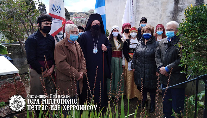 Η πρώτη επετειακή εκδήλωση για τα 200 χρόνια από την Εθνική Παλιγγενεσία στο μνημείο του Αγίου Γεωργίου του «Καταματωμένου»