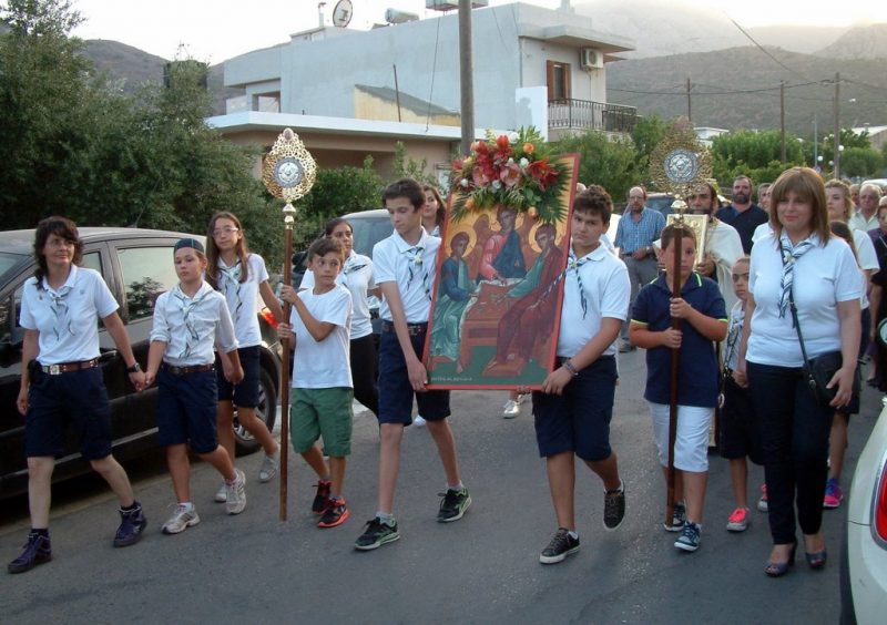 Αγία Τριάδα Λακώνια, ευχαριστήριο