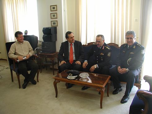 με τον Νομάρχη και Αντινομάρχη