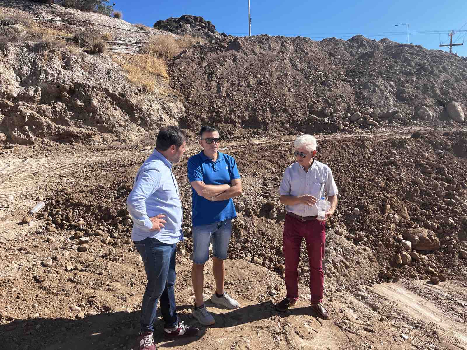 Αυτοψία του Αντιπεριφερειάρχη Λασιθίου σε νέο αντιπλημμυρικό έργο στον Μακρύ Γιαλό