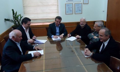 υπογραφή της σύμβασης