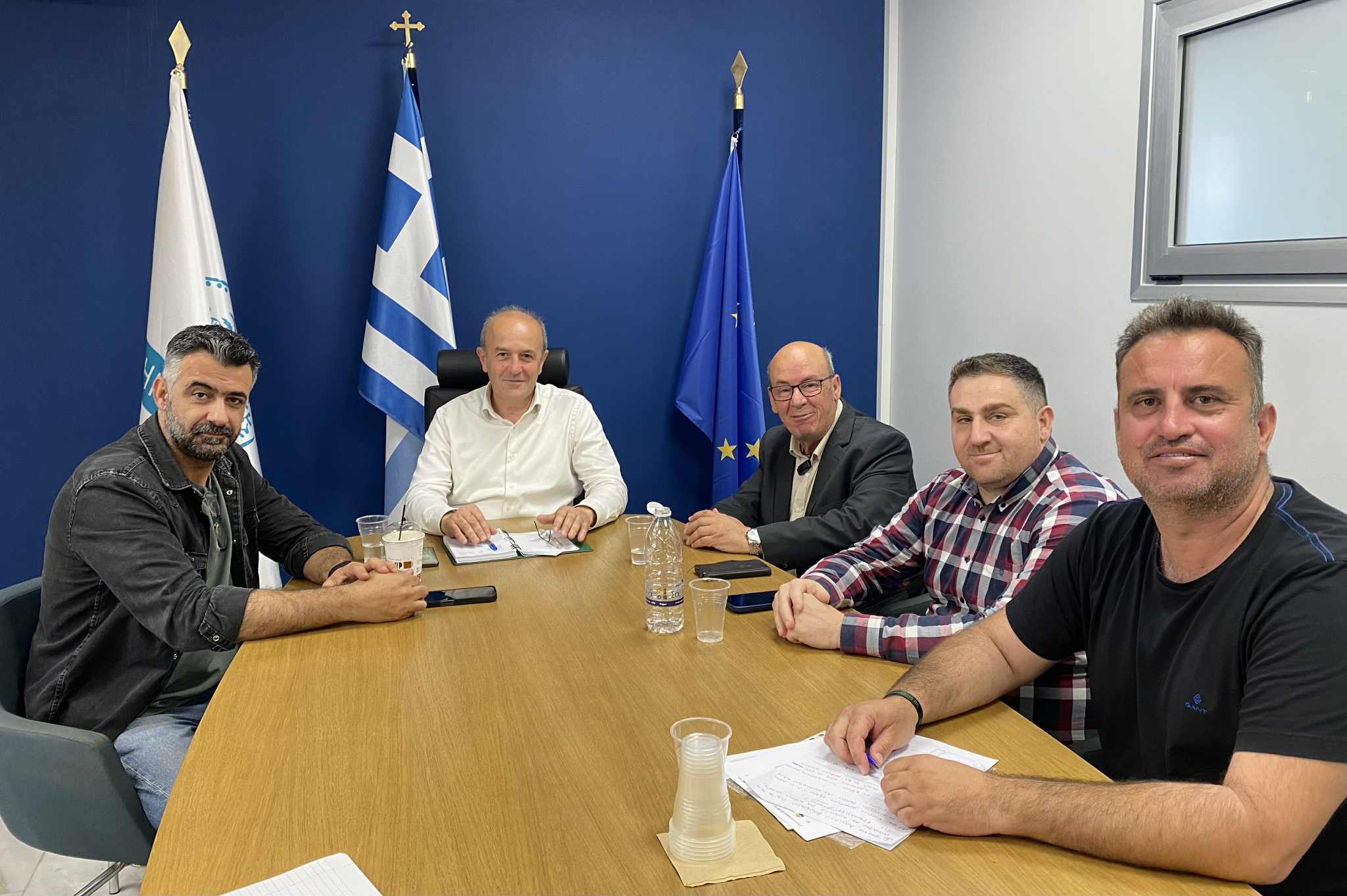 Συνάντηση δημάρχου Ιεράπετρας, Συλλόγου καφέ εστίασης Ιεράπετρας