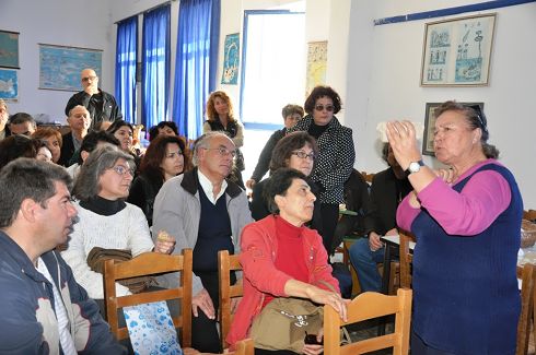 στυγμιότυπο από την εκπαιδευτική δραστηριότητα