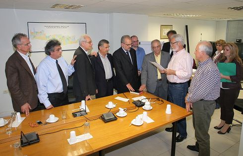 οι νέοι διοικητές των νοσοκομείων, ορκίζονται ενώπιον διοικητή και υποδιοικητή της Υγειονομικής Περιφέρειας Κρήτης