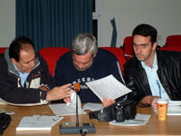 Γ. Δατσέρης και οικονομικό επιτελείο
