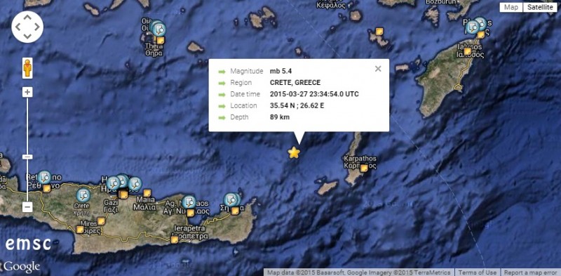 το επίκεντρο της δόνησης