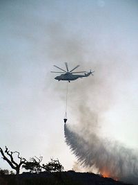 Το ελικόπτερο προσπαθεί