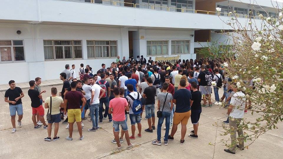 ΕΠΑΛ Σητείας, κινητοποίηση για  το κτιριακό πρόβλημα των  μηχανολογικών εργαστηρίων