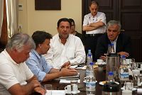 Ροδιτάκης με Κουράκη και Τσόκα