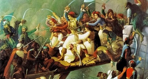 η έξοδος των πολιορκημένων