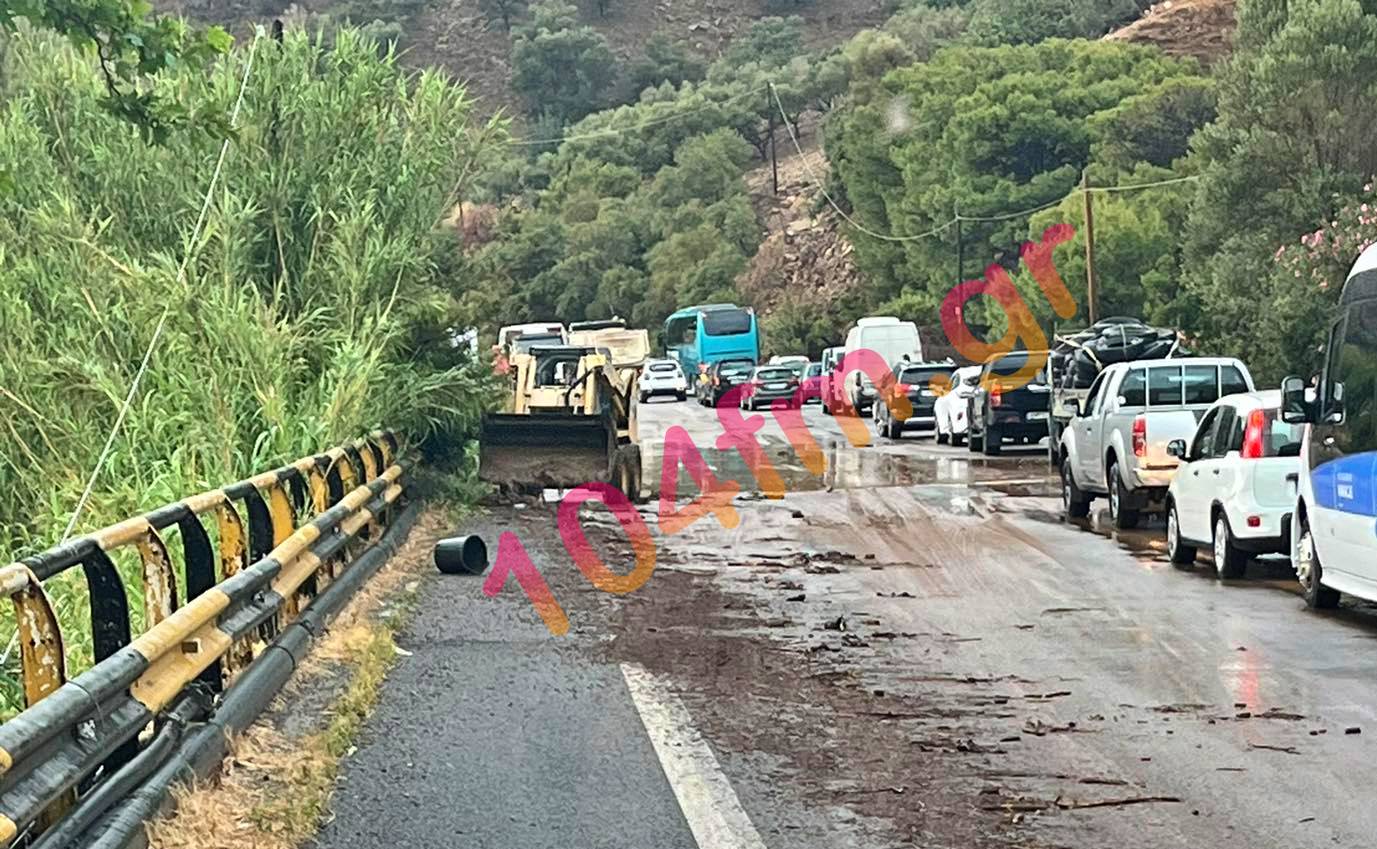 Κομμένη στα δύο η Κρήτη στο Ρέθυμνο