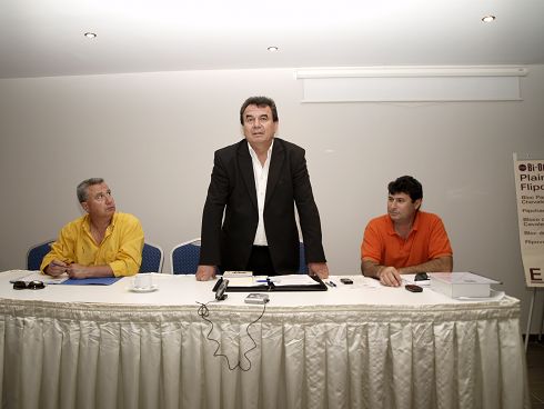 από τη συνάντηση από αριστ. Χαλκιαδάκης, Φωτόπουλος, Τζαγκουρνής