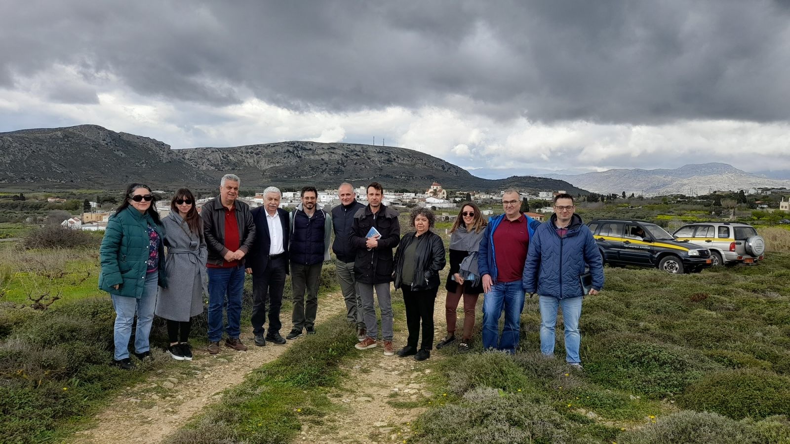 Αυτοψία θέσεων Αιολικών Σταθμών στη Σητεία