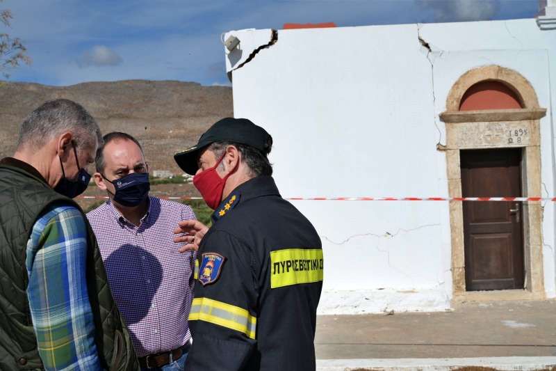 Πρωτοβουλία Πλακιωτάκη για την άμεση αναστήλωση του Ιερού Ναού Αγίου Νικολάου στον Ξερόκαμπο Σητείας