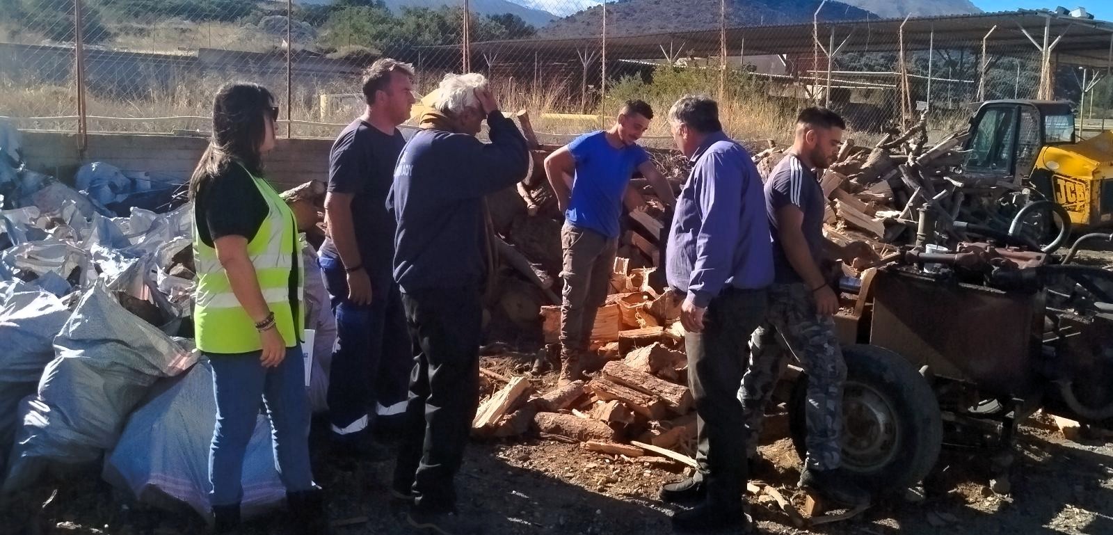 Ολοκλήρωση δωρεάν διάθεσης ξυλείας από τον Δήμο Αγίου Νικολάου σε δικαιούχους δημότες