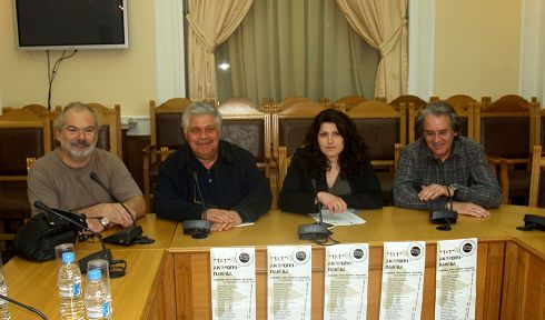 από τη συνέντευξη τύπου των εικαστικών με την αντινομάρχη