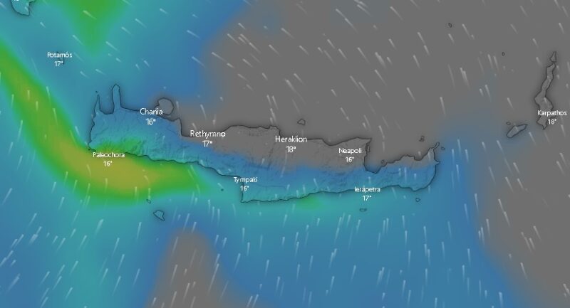 Έκτακτο Δελτίο Επικίνδυνων Καιρικών Φαινομένων (κακοκαιρία Ariel)
