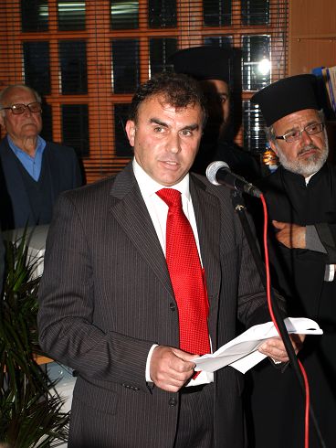 ο Δήμαρχος Θεοδόσης Καλαντζάκης, κατά τον χαιρετισμό του