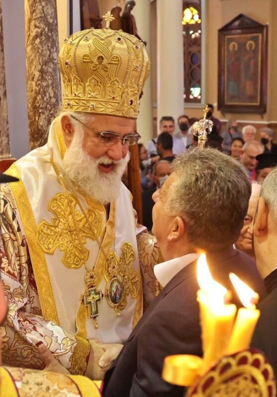 Συγχαρητήρια και ευχές Περιφερειάρχη Κρήτης στον Επίσκοπο Κνωσού