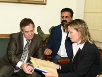 Με τη Νπμάρχη Ηρακλείου