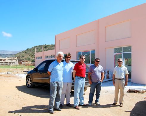 από την επίσκεψη στην αίθουσα πάλης
