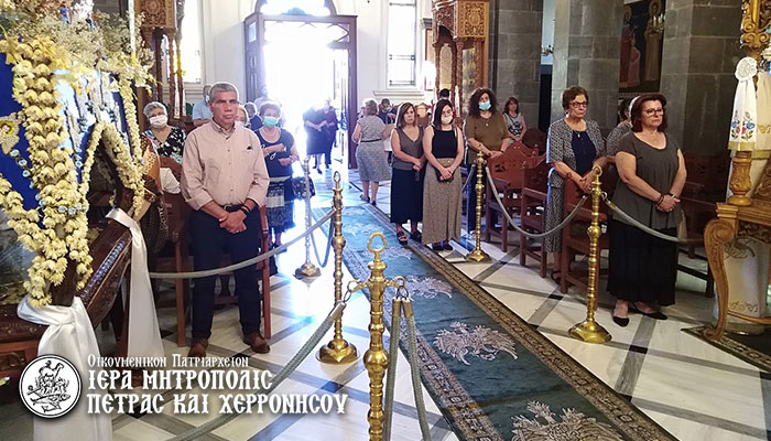 Η Παναγία δέεται και πρεσβεύει μετά παρρησίας για όλους εμάς που θελήσαμε να τιμήσουμε την αθάνατο Κοίμηση Της