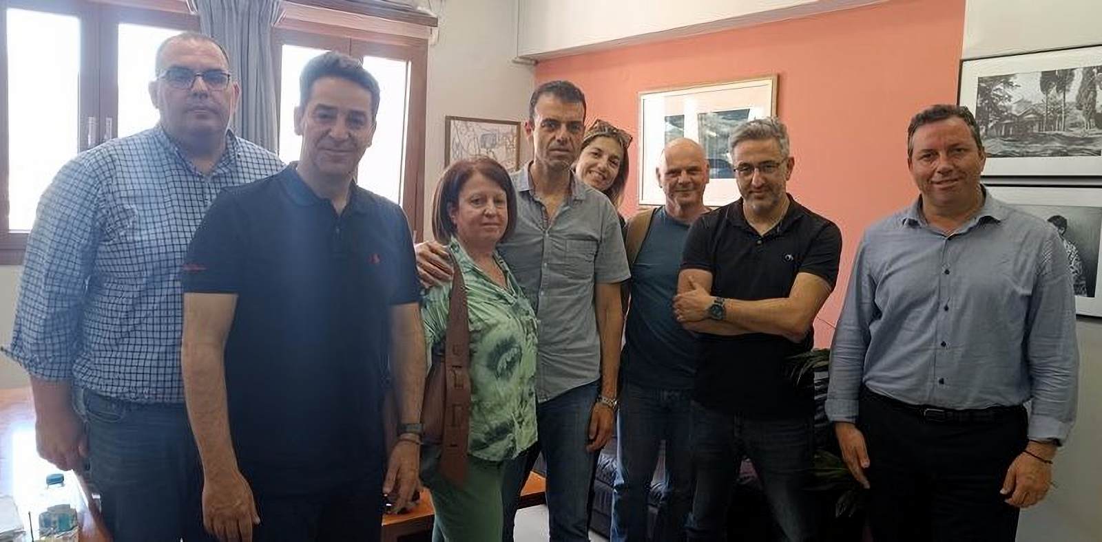 Συνάντηση του Δημάρχου Αγίου Νικολάου με τα μέλη του Διοικητικού Συμβουλίου του Συλλόγου Εργαζομένων στις Δημόσιες Οικονομικές Υπηρεσίες (Δ.Ο.Υ.) Ανατολικής Κρήτης
